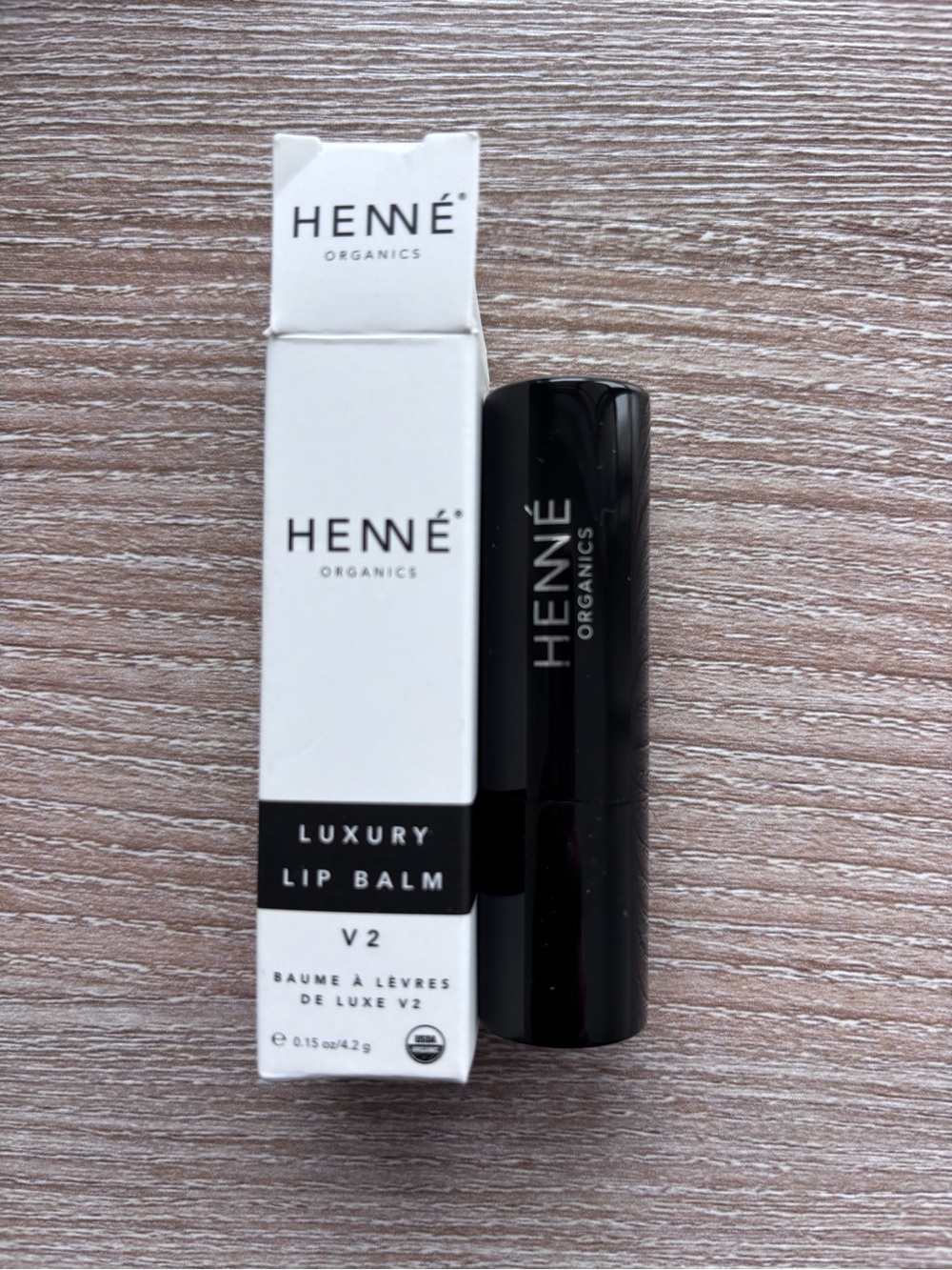 New Henne Organics Luxury Lip Balm V2 full size